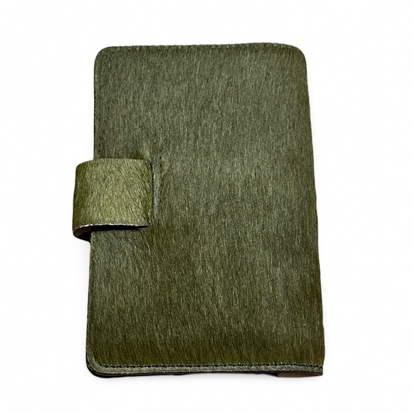 Streets Ahead Calf-hair Bi-fold wallet - Green - Boho - Picture 2 of 9